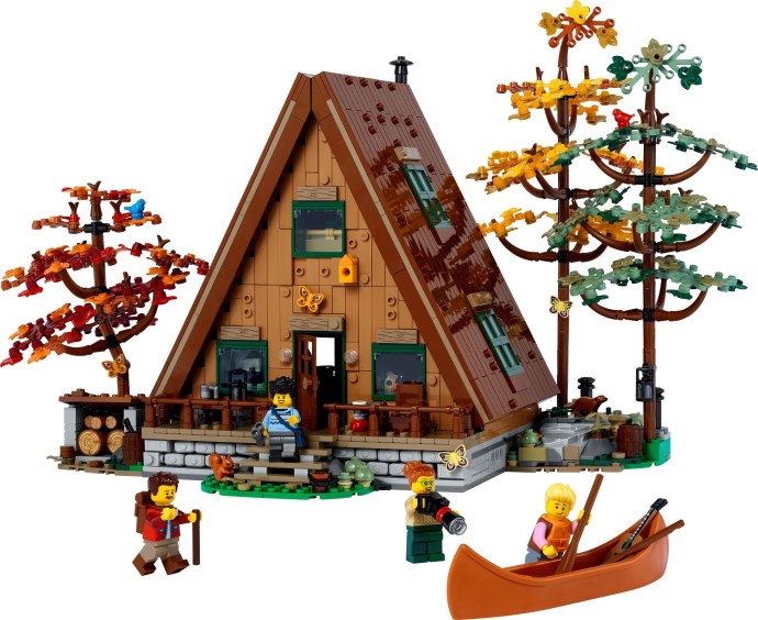 LEGO A-Frame Cabin (#21338) box
