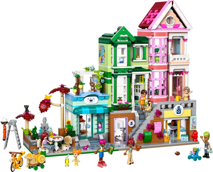 LEGO Heartlake City Apartments and Stores (#42670) box